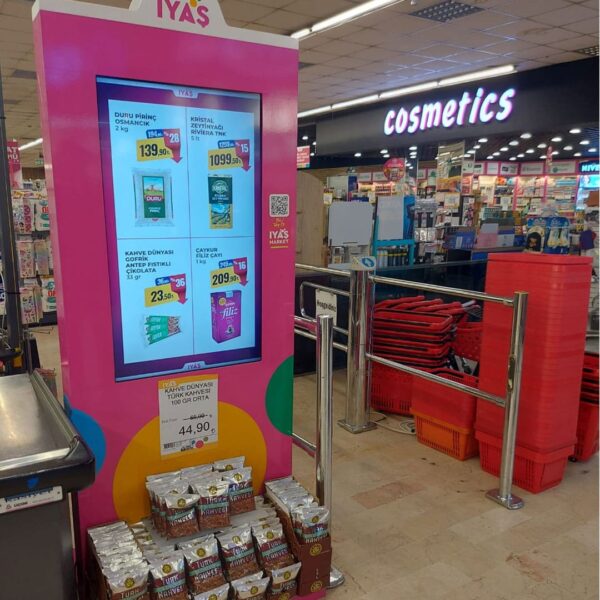 Iyaş Market İçi Giriş Lcd Ekran
